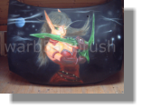 "Blood Elf" Motorhaube Opel Corsa Freehand Technik